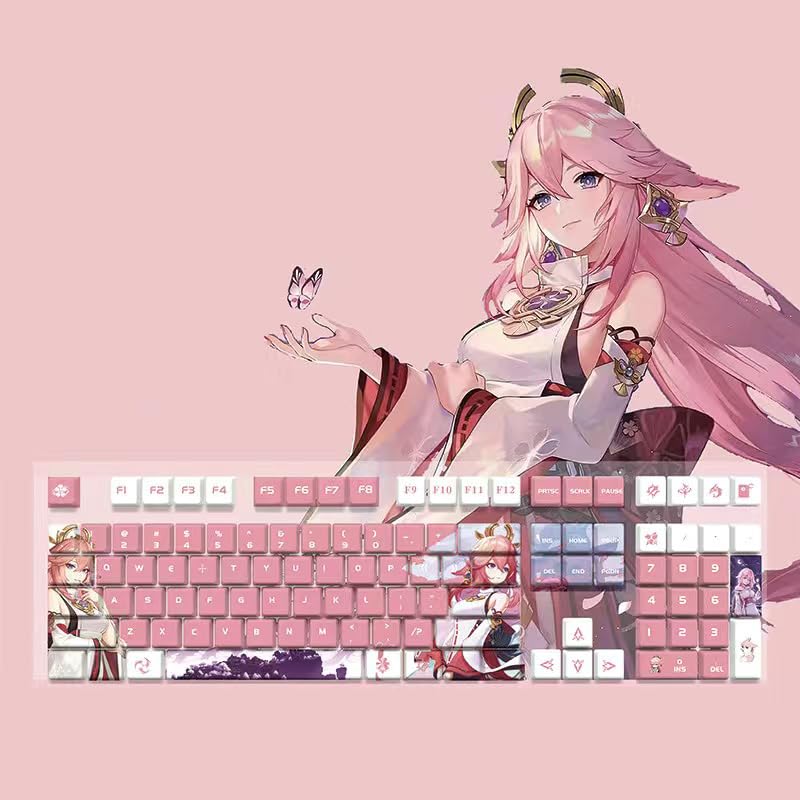 原神 八重神子 キーキャップ Amazon.co.jp: 八重神子 原神 げんしん キーキャップ PBT 昇華